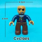 Cyclops Happy Family Profession Everyday Life Custom Lego Minifigure Toy