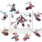 8in1 Ultraman With Vehicle Super Hero Lego Minifigure Toy