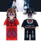 2pcs Couple Character Of Coco Lego Minifigure Toy