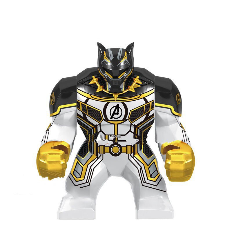 Big Black Panther Super Hero Lego Minifigure Toy