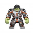 Big Size Hulk Grey Orange Armor Lego Minifigure Toy