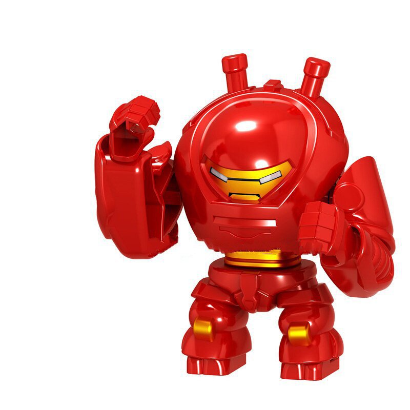 Big Size Cute Hulk Buster Iron Man Super Hero Avengers Endgame Lego Minifigure Toy