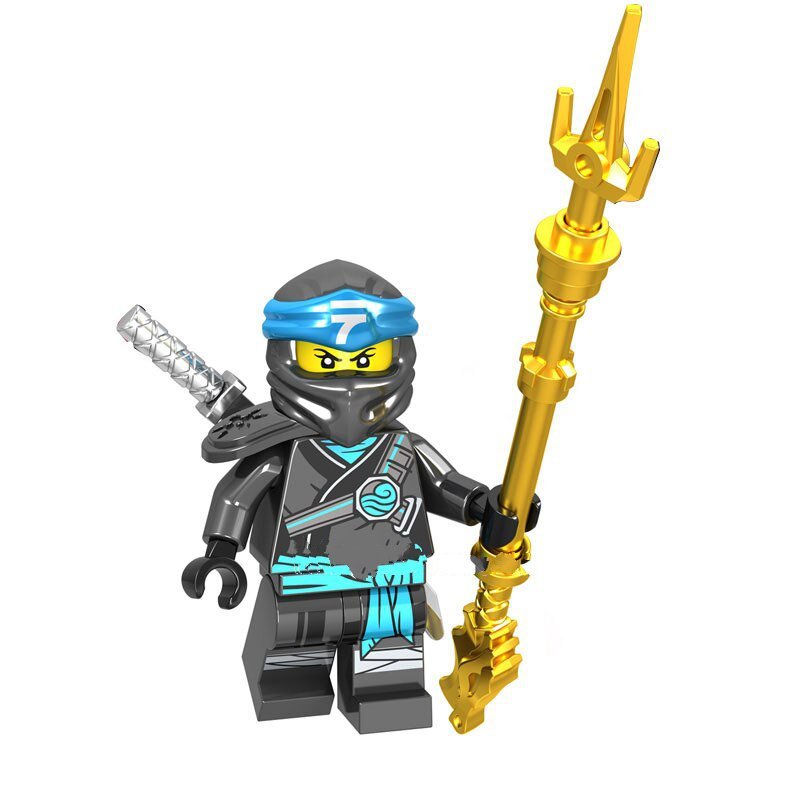 Nya With Golden Spear Ninjago Super Hero Lego Minifigure Toy