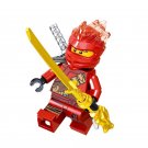 Kai With Red Hair Ninjago Super Hero Lego Minifigure Toy