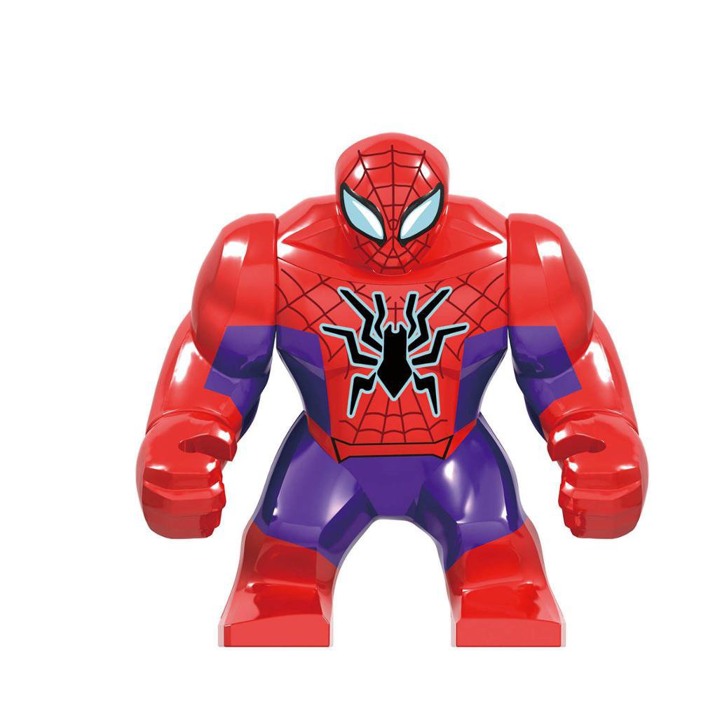 Big Size Spiderman Marvel Super Hero Lego Minifigure Toy