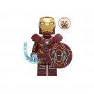 Iron Man With Round Shield Avengers Marvel Super Hero Lego Minifigure Toy