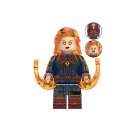 Captain Marvel Fire Hair Avengers Endgame Super Hero Lego Minifigure Toy