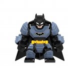 Big Size Batman Cyan Armor Super Hero Lego Minifigure Toy