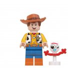 Sheriff Woody With Forky Toy Story 4 Lego Minifigure Toy