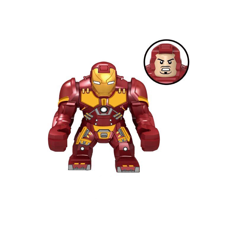 Big Size Iron Man Mark 44 Marvel Super Hero Lego Minifigure Toy