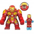 Big Size Iron Man MK 42 And Normal Size Iron Man MK 11 Super Hero Lego Minifigure Toy
