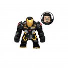 Big Size Black Iron Man Mark 44 Marvel Super Hero Lego Minifigure Toy