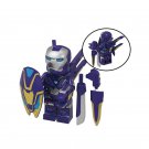 Rescuer Iron Man With Shield Marvel Super Hero Lego Minifigure Toy