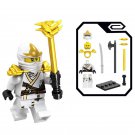 Zane With Stick Weapon Ninjago Stack Super Hero Lego Minifigure Toy
