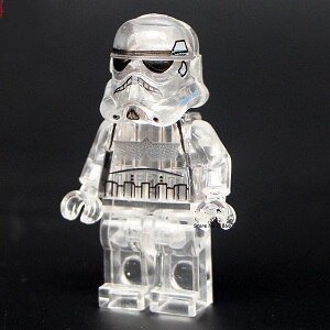Transparent Stormtrooper Star Wars Super Hero Lego Minifigure Toy