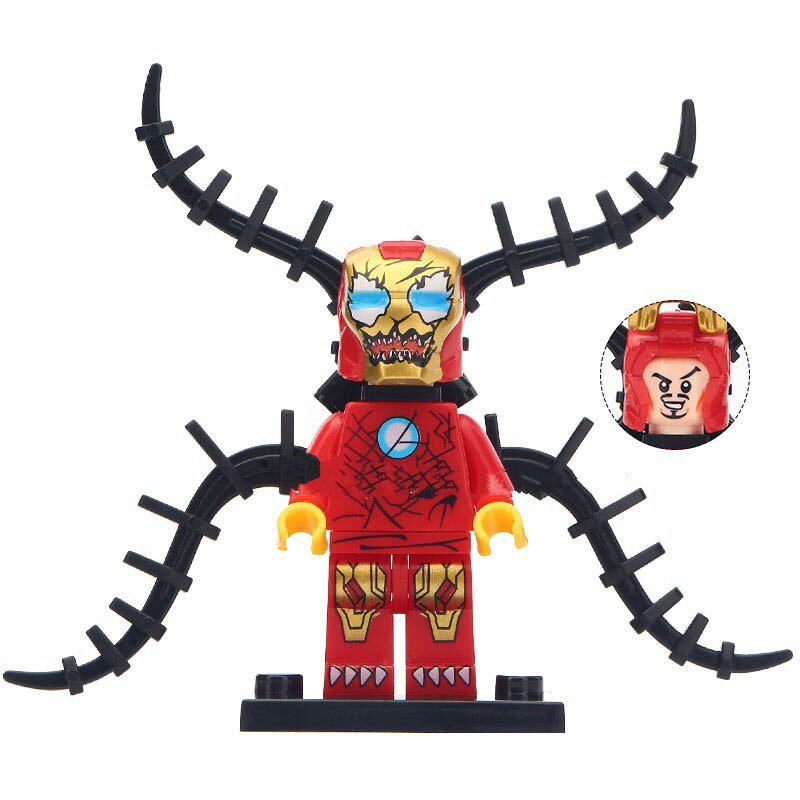Zombie Iron Man Custom Super Hero Lego Minifigure Toy