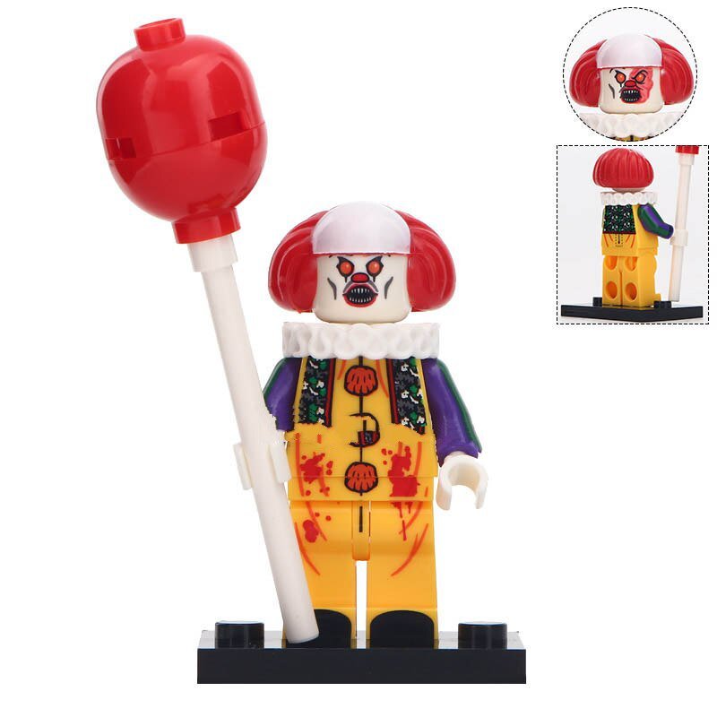 Pennywise 03 IT Chapter Two Horror Movie Lego Minifigure Toy