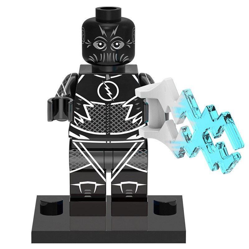 Black The Flash DC Super Hero Lego Minifigure Toy