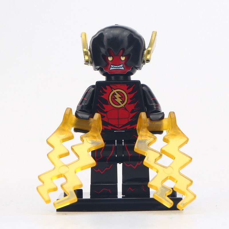 Mix Hellboy X The Flash DC Super Hero Lego Minifigure Toy