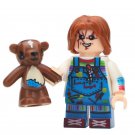 2pcs Chucky And The Doll Horror Movie Lego Minifigure Toy