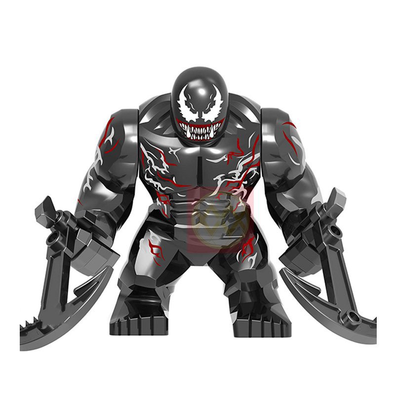 Big Size Riot Venom Marvel Super Hero Lego Minifigure Toy