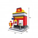 Fast Food Restaurant Mini City Street Famous Building Company Lego Minifigure Toy