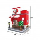 Chicken Specialist Restaurant Mini City Street Famous Building Company Lego Minifigure Toy