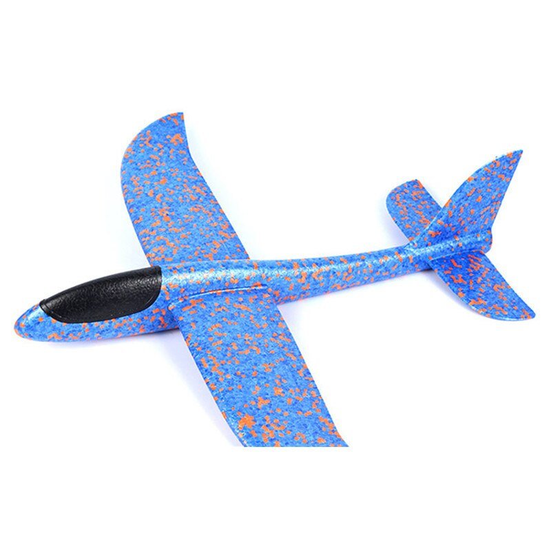 Blue Flying Glider Planes Foam Plane Lego Minifigure Toys