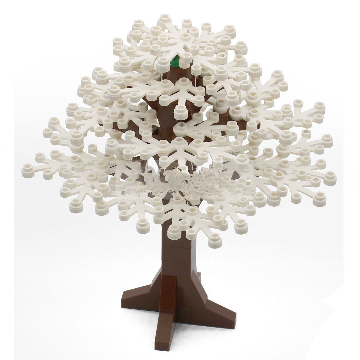Big Tree White Leaf Garden Accessories Lego Minifigure Toys