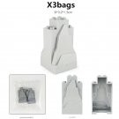 3pcs Grey Rock Mountain Lego Minifigure Toys