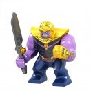 Big Size Thanos With Sword Avengers Endgame Super Hero Lego Minifigure Toy