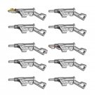 10pcs W-007 Medieval Weapon Pack Military Swat Police Gun Arms Lego Minifigure Toy