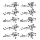 10pcs W-008 Medieval Weapon Pack Military Swat Police Gun Arms Lego Minifigure Toy