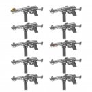 10pcs W-011 Medieval Weapon Pack Military Swat Police Gun Arms Lego Minifigure Toy