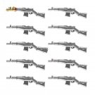 10pcs W-012 Medieval Weapon Pack Military Swat Police Gun Arms Lego Minifigure Toy