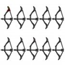 10pcs W-014 Medieval Weapon Pack Military Swat Police Gun Arms Lego Minifigure Toy