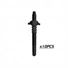 10pcs Sword-002 Medieval Weapon Rome Warriors Helmet Sword Military Swat Police Lego Minifigure Toy
