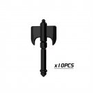 10pcs Ax Medieval Weapon Rome Warriors Helmet Sword Military Swat Police Lego Minifigure Toy