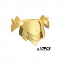 10pcs Armor-001 Medieval Weapon Rome Warriors Helmet Sword Military Swat Police Lego Minifigure Toy