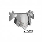 10pcs Armor-002 Medieval Weapon Rome Warriors Helmet Sword Military Swat Police Lego Minifigure Toy