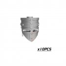 10pcs Mask-002 Medieval Weapon Rome Warriors Helmet Sword Military Swat Police Lego Minifigure Toy