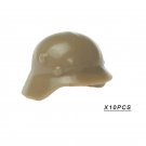 10pcs Helmet-006 Medieval Weapon for Roman Knight Spartan Warrior Army Lego Minifigure Toy