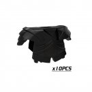 10pcs Black Armor 002 Medieval Weapon for Roman Knight Spartan Warrior Army Lego Minifigure Toy