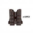 10pcs Black-005 Gunner Vest Soldier Military Swat UK USA German Army Lego Minifigure Toy