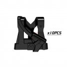 10pcs Black-006 Gunner Vest Soldier Military Swat UK USA German Army Lego Minifigure Toy