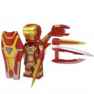 Iron Man MK 42 Marvel Super Hero Lego Minifigure Toy