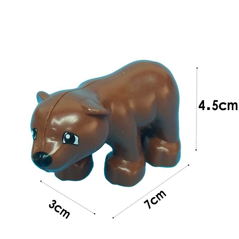 Little Brown Bear Animal Lego Minifigure Toy