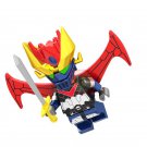 Deep Blue Mazinger Z Anime Cartoon Robot Lego Minifigure Toy