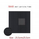 Black Double Sided 32*32 Dots Classic Baseplates Lego Minifigure Toy