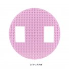 Light Purple Round Parking Lot Base Plate Lego Minifigure Toy
